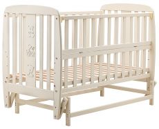 Ліжко Babyroom Друзі DDMYO-2 маятник, відкидний бік слонова кістка